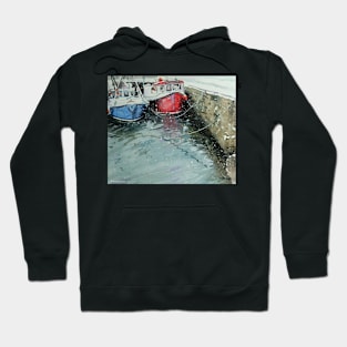 Boats In The Snow Hoodie